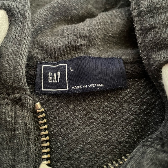 Gray Zip-up - Picture 2 of 2